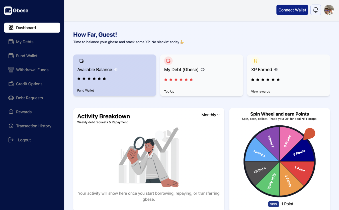 Gbese App screenshot 2
